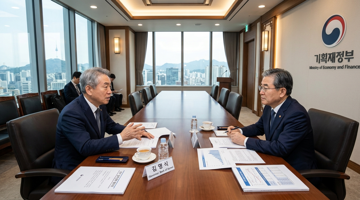 신현송과 구윤철의 첫 만남 금융과 경제 정책의 균형 필요성 강조