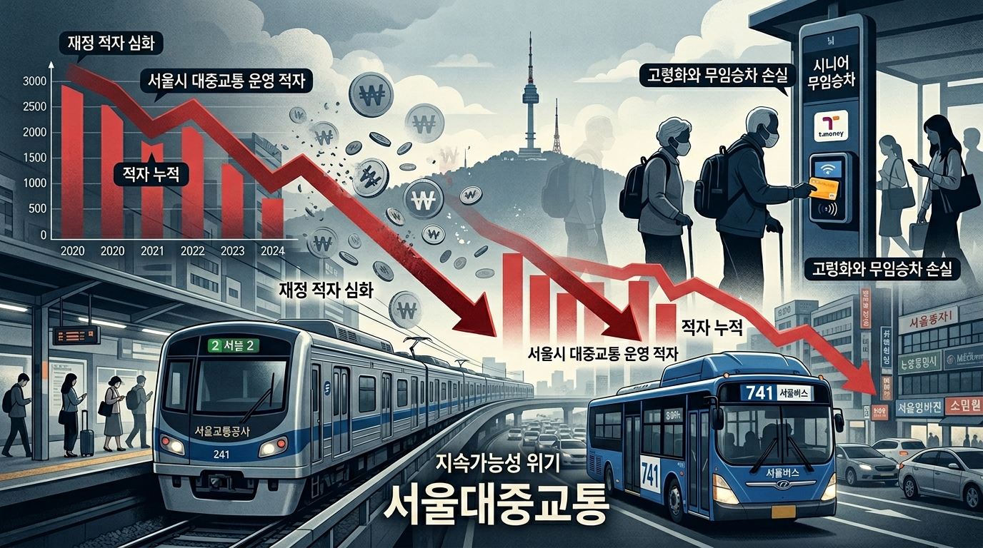 수도권 전철 만성 손실 재정 시스템 개편 필수 운영 지속성 확보 과제