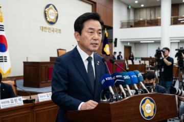 국회 원내대표 재선 도전 발표 정부 정책 지원 의지 천명 한병도 의원의 중책 연임 출사표