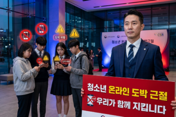 청소년 사이버 도박 예방 근절 활동에 증권사 경영자 참여