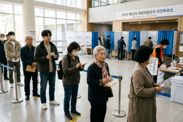 사전투표 첫날 최종 투표율 11.60%…약 67만 늘며 '역대 최고치'