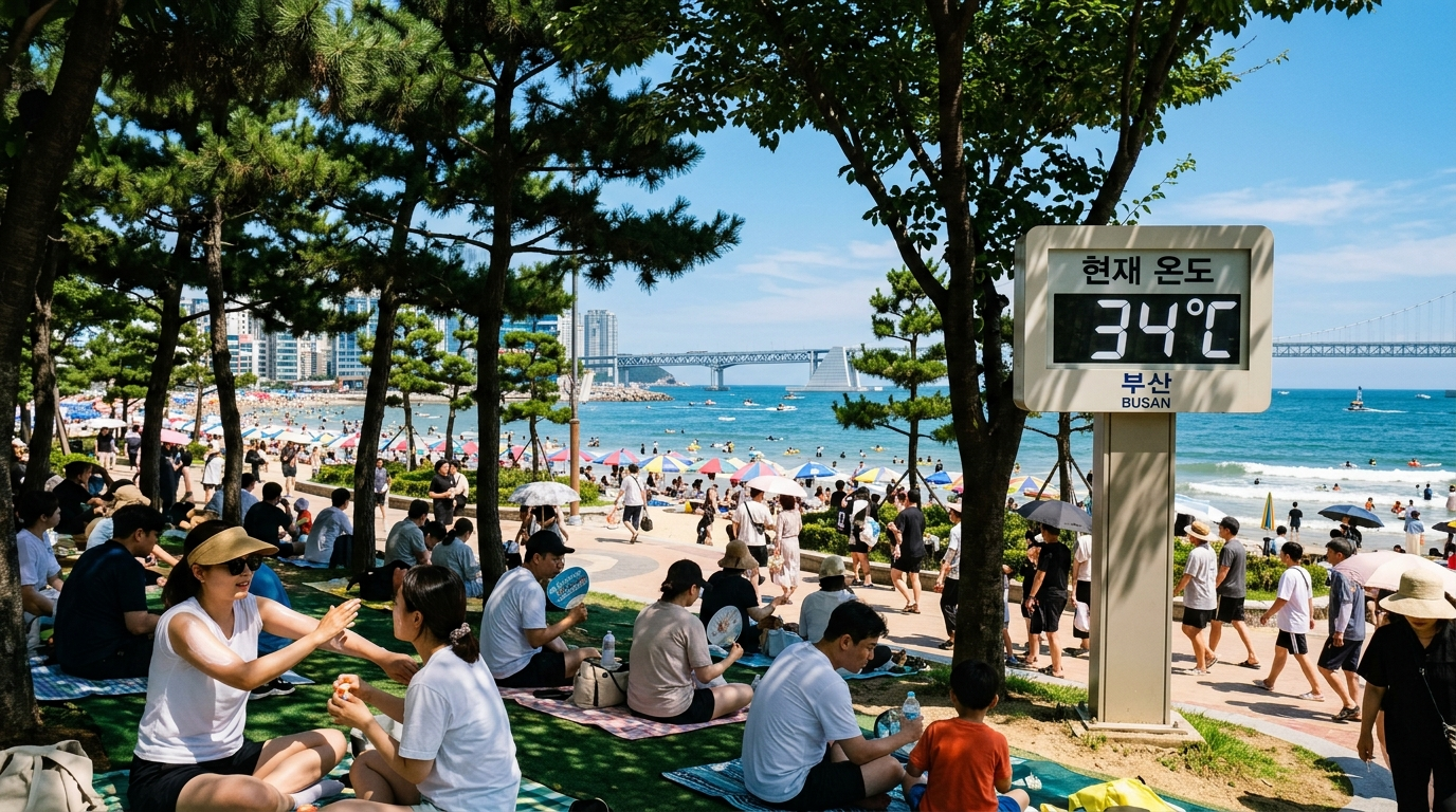 주말 기온 급상승 34도까지 치솟아 냉방기기 가동 시작