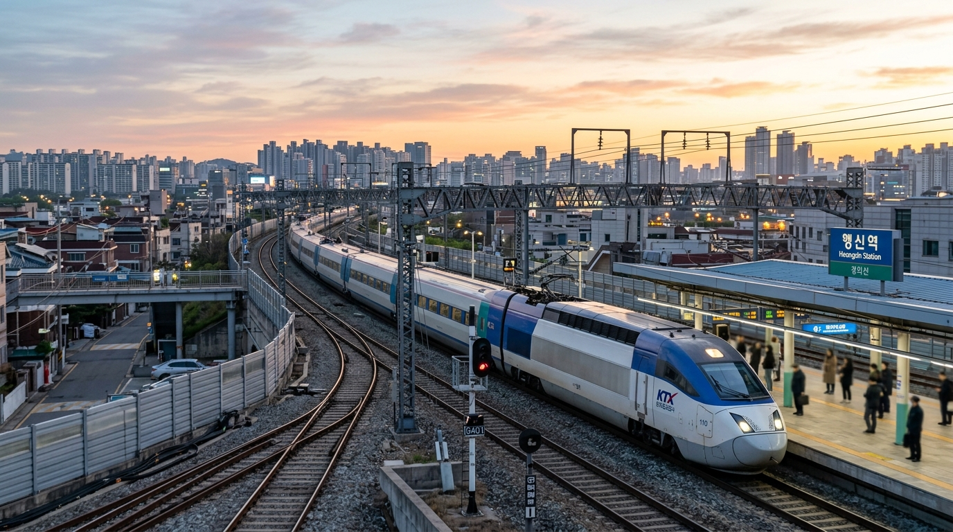 붕괴 사고 나흘만에…행신역 출발한 KTX, 서소문 구간 처음 통과 - 매일경제